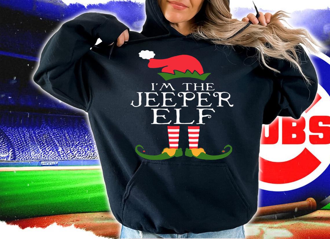 I'm The Jeeper ELF Santa Hat Jeep Lovers Merry Christmas t-shirt hoodie