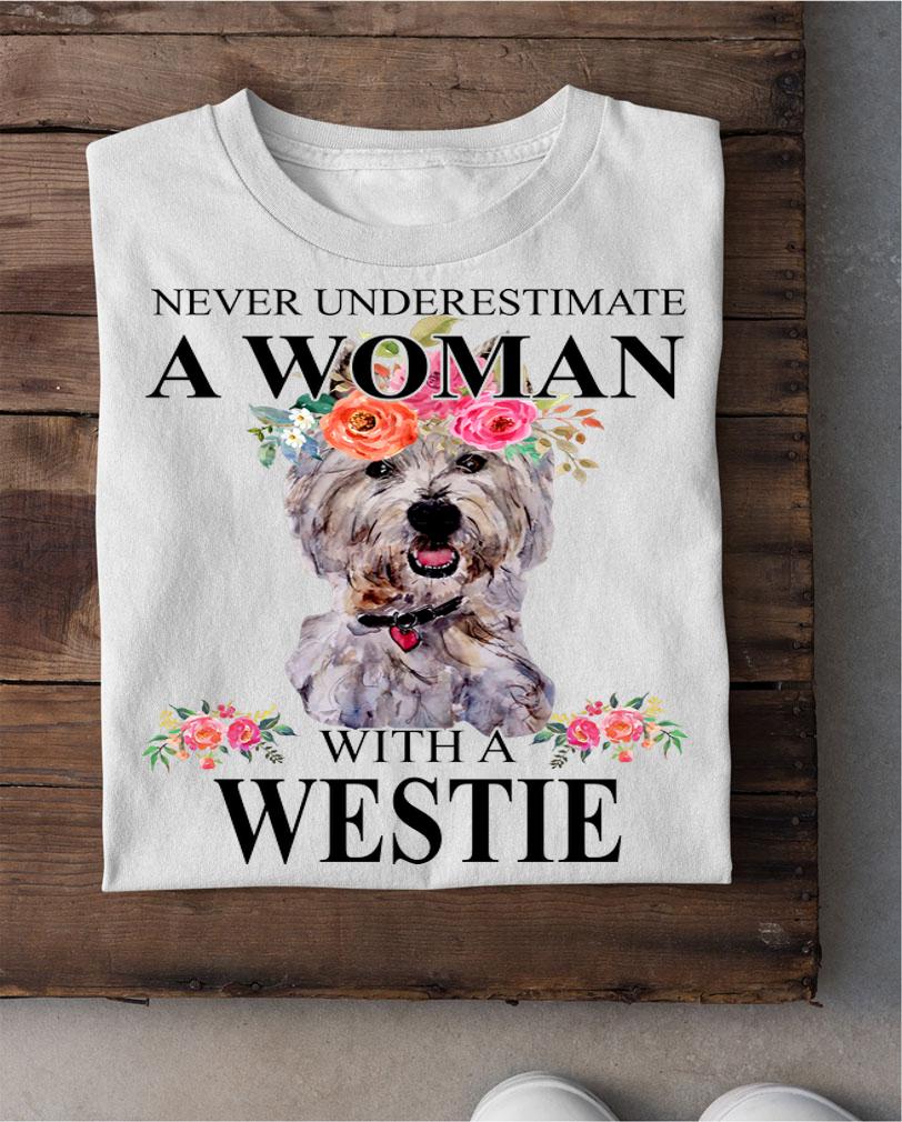 Womens Westie Gifts West Highland White Terrier Mom Mama t-shirt shirt