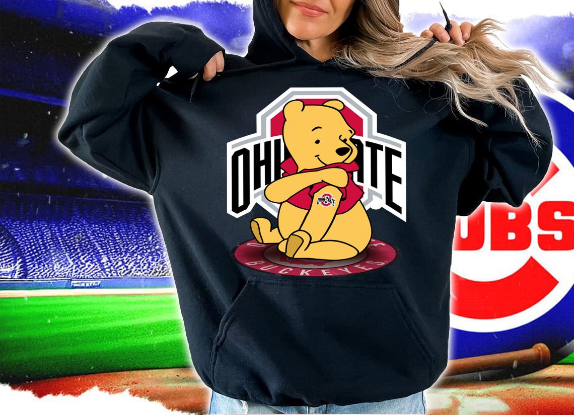 Pooh tattoos Ohio State Buckeyes logo t-shirt hoodie