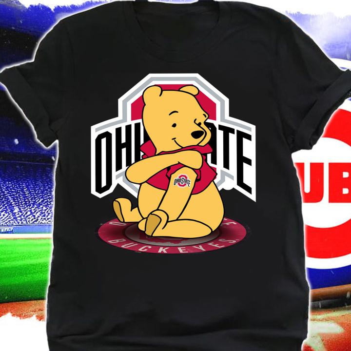 Pooh tattoos Ohio State Buckeyes logo t-shirt shirt