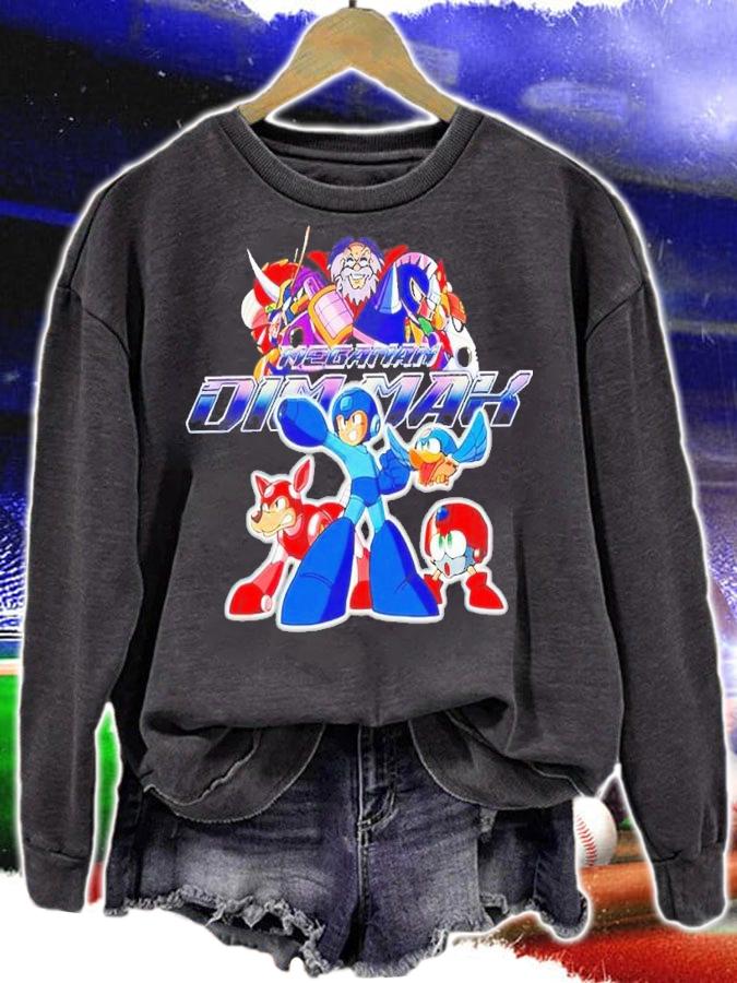 Dim Mak x Mega Man heroes vs villains t-shirt sweatshirt