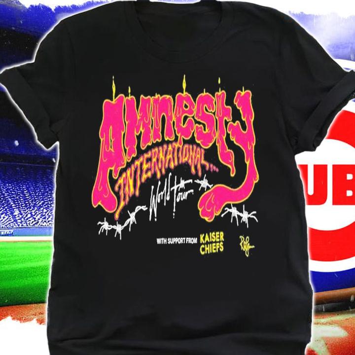 Amnesty International World Tour With Support From Kaiser Chiefs Shirt t-shirt shirt
