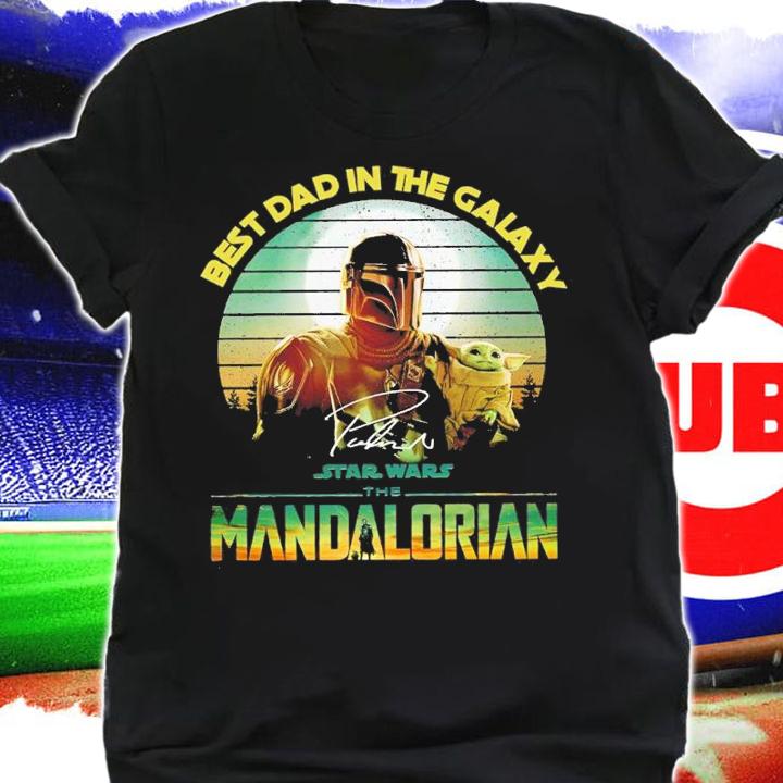 Best Dad In The Galaxy Star Wars Mandalorian Vintage 2023 Shirt t-shirt shirt