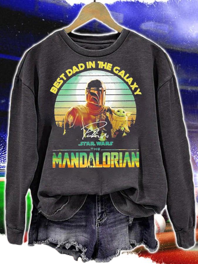 Best Dad In The Galaxy Star Wars Mandalorian Vintage 2023 Shirt t-shirt sweatshirt