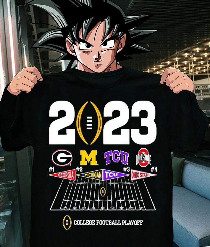 2023 College Football Playoff 4 Team Announcement shirt t-shirt shirt