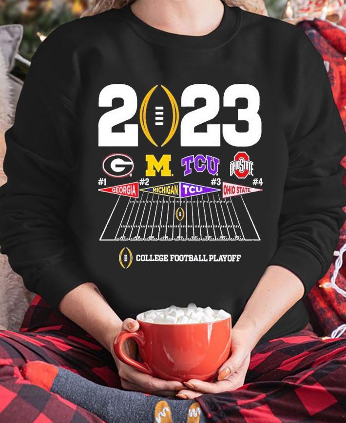 2023 College Football Playoff 4 Team Announcement shirt t-shirt sweatshirt