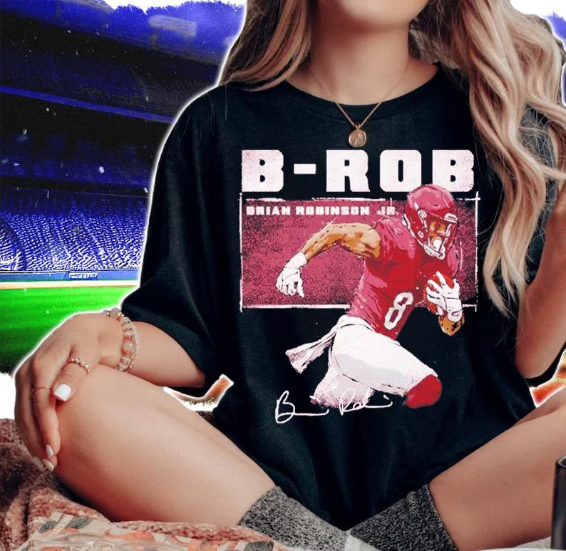 Brian Robinson Jr. Washington B-ROB Football Shirt t-shirt woman shirt
