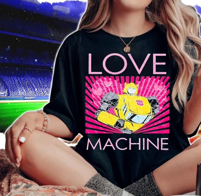 Bumblebee Love Machine shirt t-shirt woman shirt
