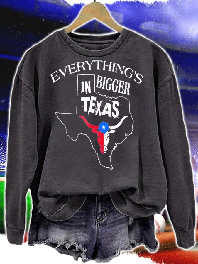 Everything Is Bigger In Texas Bull Shirt t-shirt sweatshirt