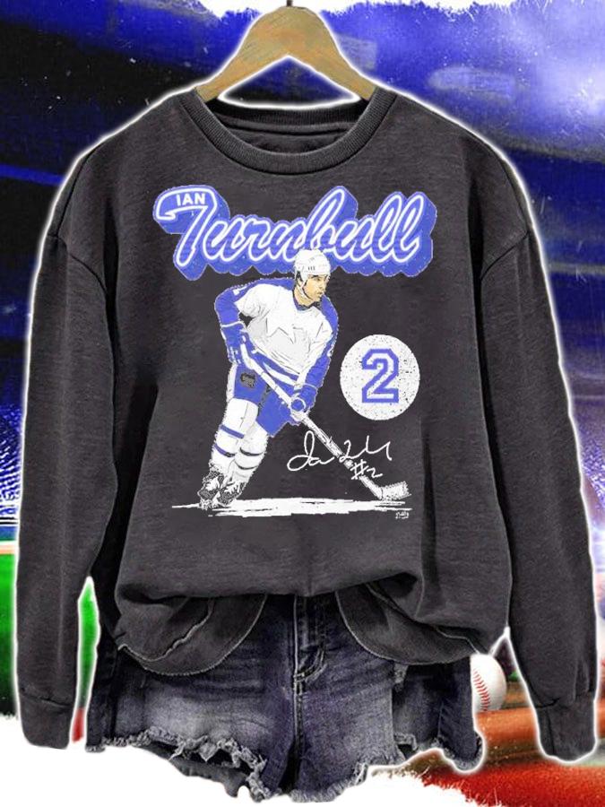 Funny ian Turnbull Toronto Retro Script Hockey Shirt t-shirt sweatshirt