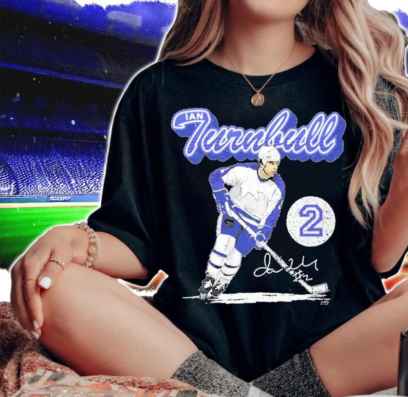 Funny ian Turnbull Toronto Retro Script Hockey Shirt t-shirt woman shirt