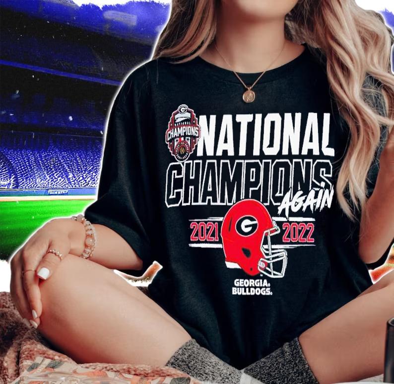 Georgia Bulldogs Champion Back-To-Back College Football Playoff National Champions shirt t-shirt woman shirt