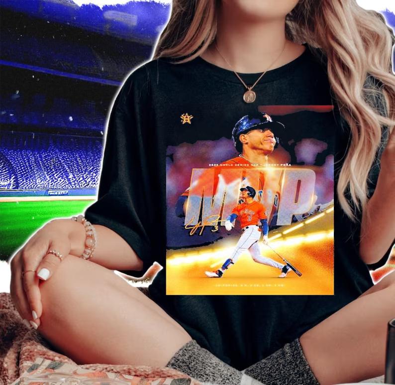 Houston Astros 2022 World Series MVP Is Jeremy Pea Shirt t-shirt woman shirt