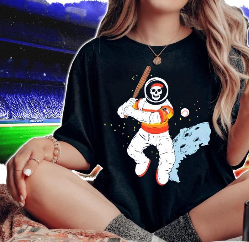 Houston Astros Astronaut Skeleton 2022 Shirt t-shirt woman shirt
