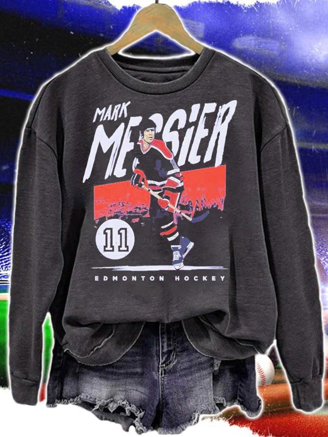 Mark Messier Edmonton Grunge shirt t-shirt sweatshirt
