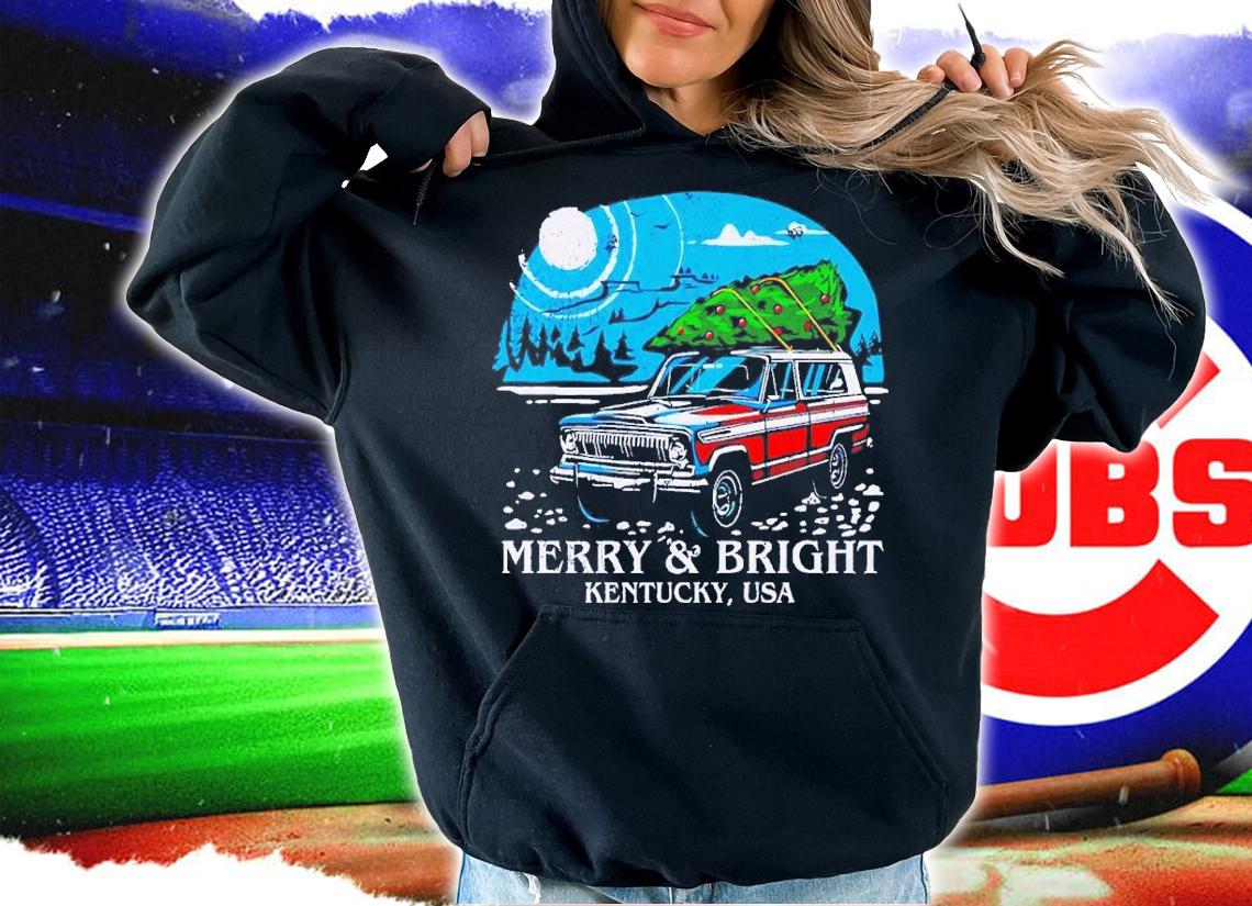 Merry and Bright Christmas shirt t-shirt hoodie
