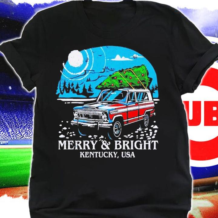 Merry and Bright Christmas shirt t-shirt shirt