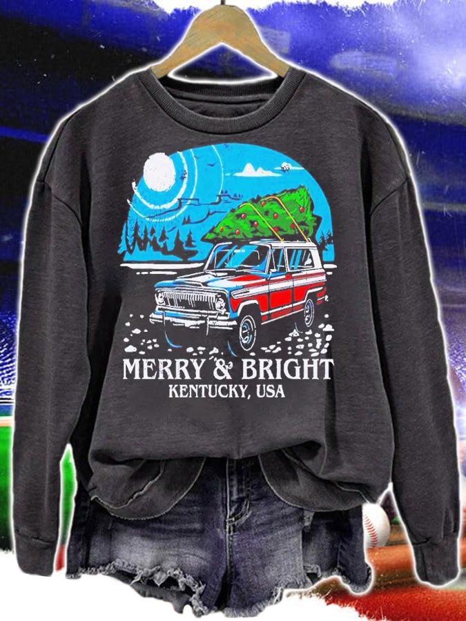 Merry and Bright Christmas shirt t-shirt sweatshirt