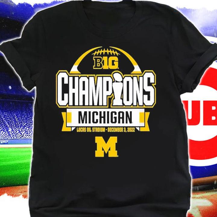 Michigan Wolverines 2022 Big Ten Football Conference Champions shirt t-shirt shirt