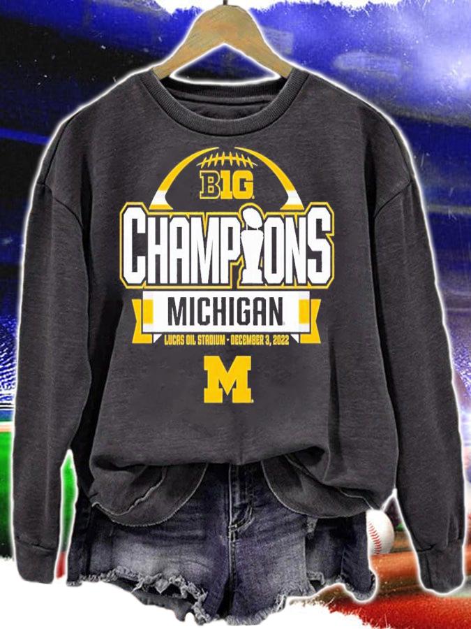 Michigan Wolverines 2022 Big Ten Football Conference Champions shirt t-shirt sweatshirt