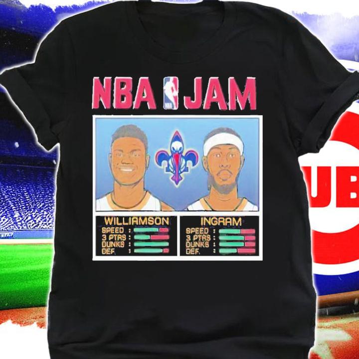 NBA Jam Pelicans Zion Williamson and Brandon Ingram shirt t-shirt shirt