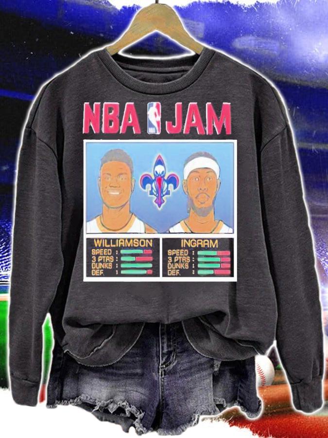 NBA Jam Pelicans Zion Williamson and Brandon Ingram shirt t-shirt sweatshirt