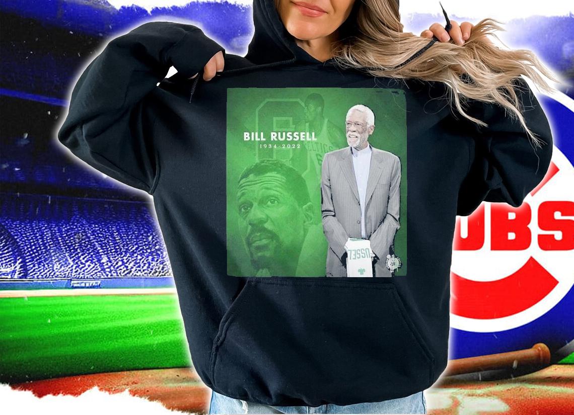 Bill Russell 1934 2022 Boston Celtics poster shirt t-shirt hoodie