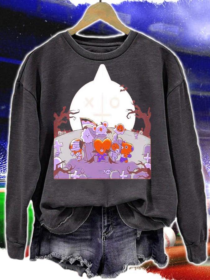 Bt21 Being In The Grave BTS BT21 Halloween Shirt t-shirt