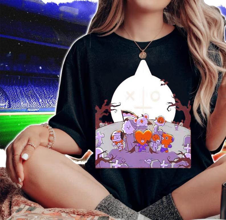 Bt21 Being In The Grave BTS BT21 Halloween Shirt t-shirt