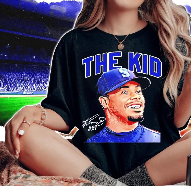 Ken Griffey Jr Seattle The Kid Baseball Legend Signature Shirt t-shirt woman shirt