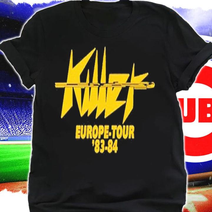 KILLER 1983 84 Europe Tour Shirt t-shirt