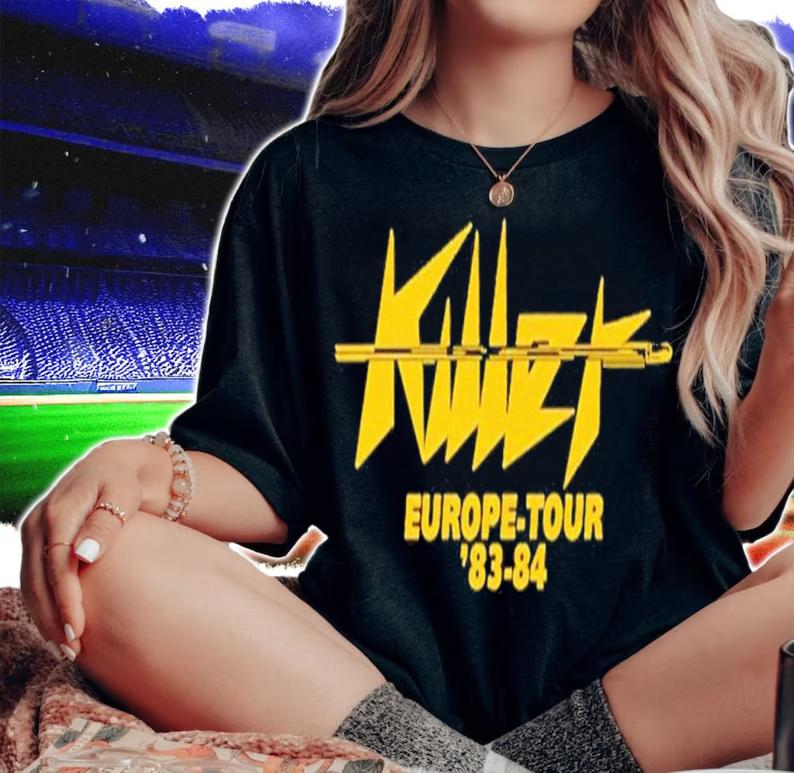 KILLER 1983 84 Europe Tour Shirt t-shirt