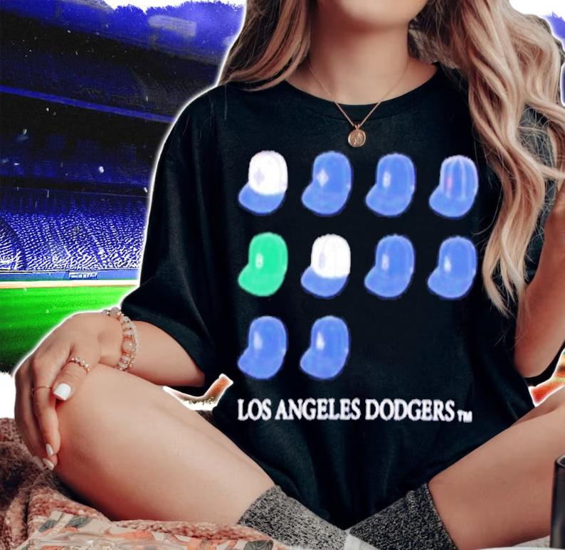 Los Angeles Dodgers MLB Cooperstown History Caps shirt t-shirt woman shirt