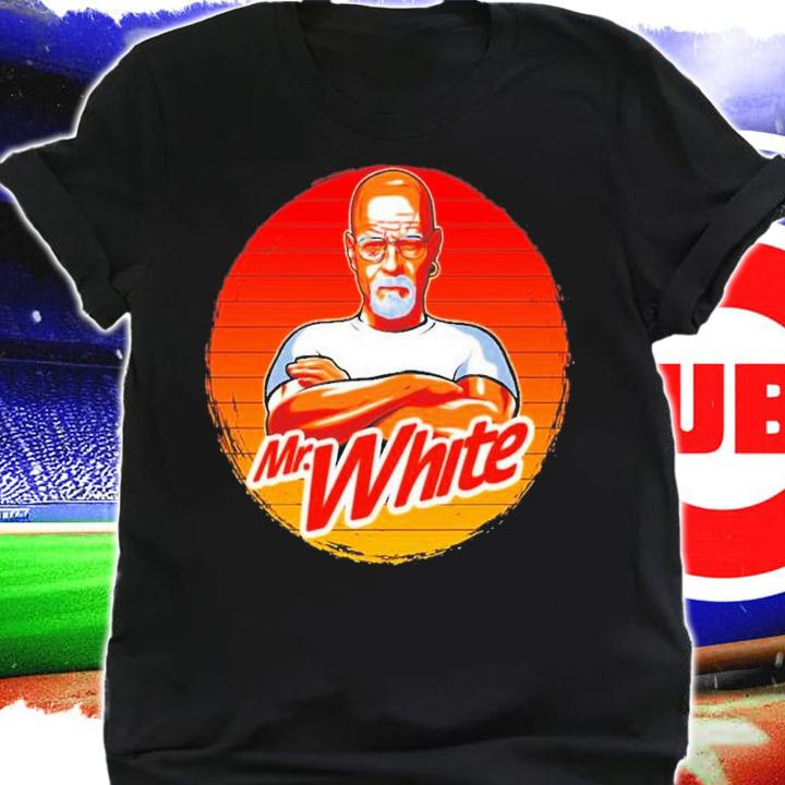 Mr White Bryan Cranston Retro Sunset T-Shirt t-shirt shirt