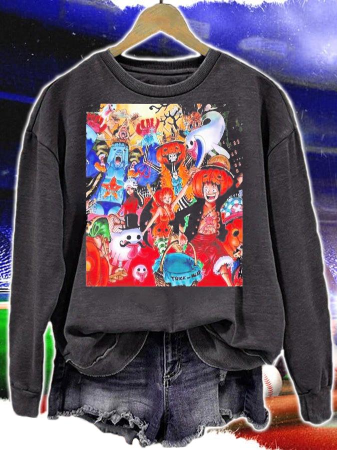 All Characters Monkey D Luffy One Piece T-Shirt t-shirt sweatshirt