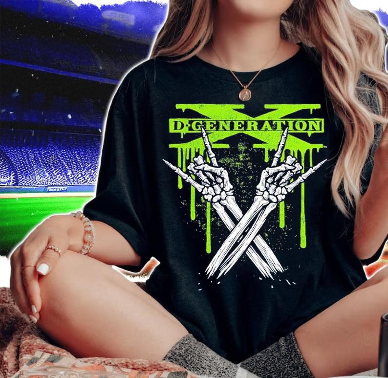 D-Generation X Skeleton X shirt t-shirt