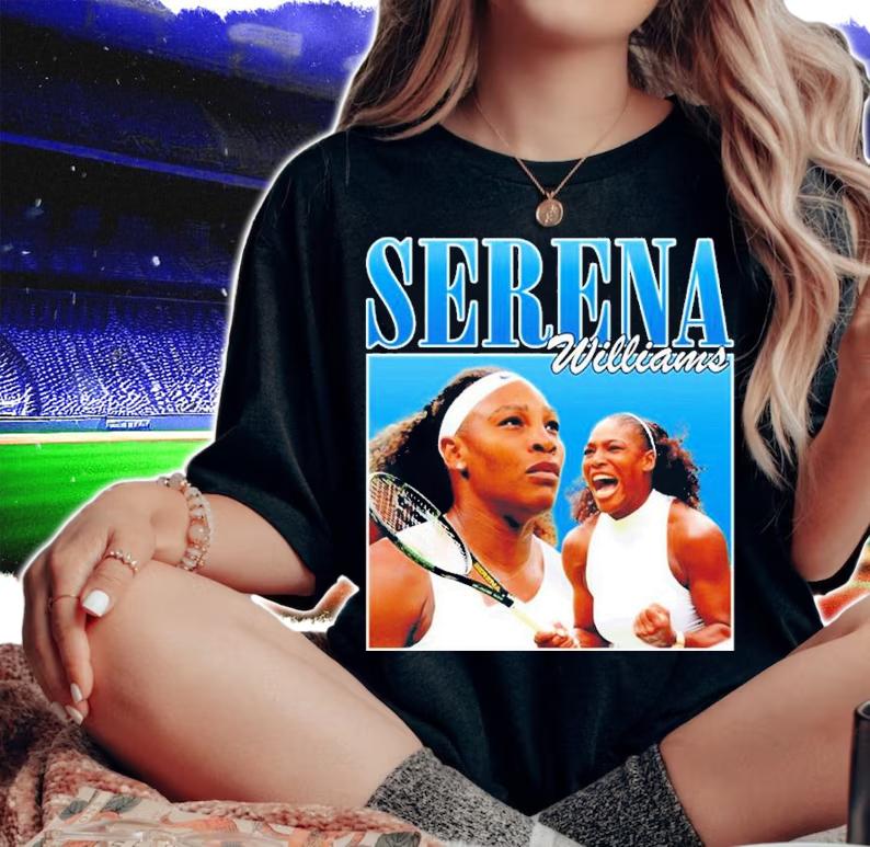 Serena Williams Bootleg Vintage Shirt t-shirt woman shirt