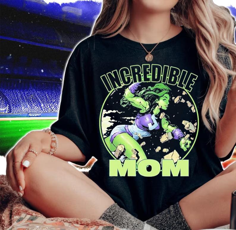 She Hulk Marvel She-Hulk Incredible Mom Shirt t-shirt woman shirt