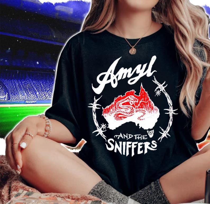 Snake Red Amyl and the Sniffers shirt t-shirt