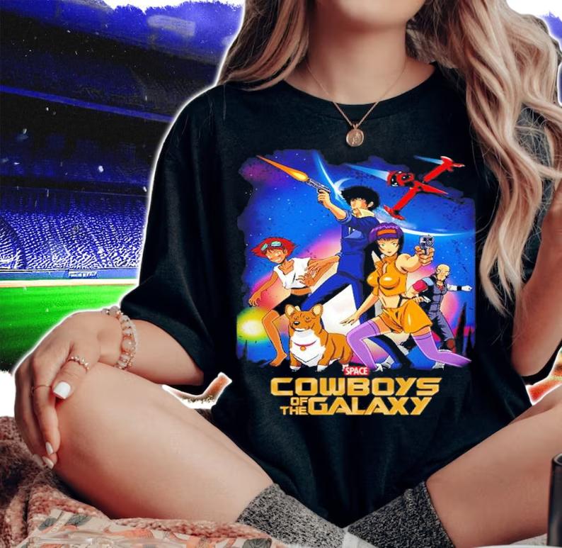 Space Cowboys Of The Galaxy Cowboy Bebop X Guardians Of The Galaxy Shirt t-shirt