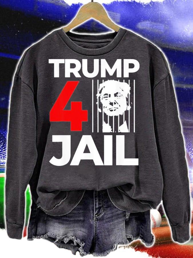 Trump 4 Jail FBI Searches Trump's House Prison Trump For Prison T-Shirt t-shirt