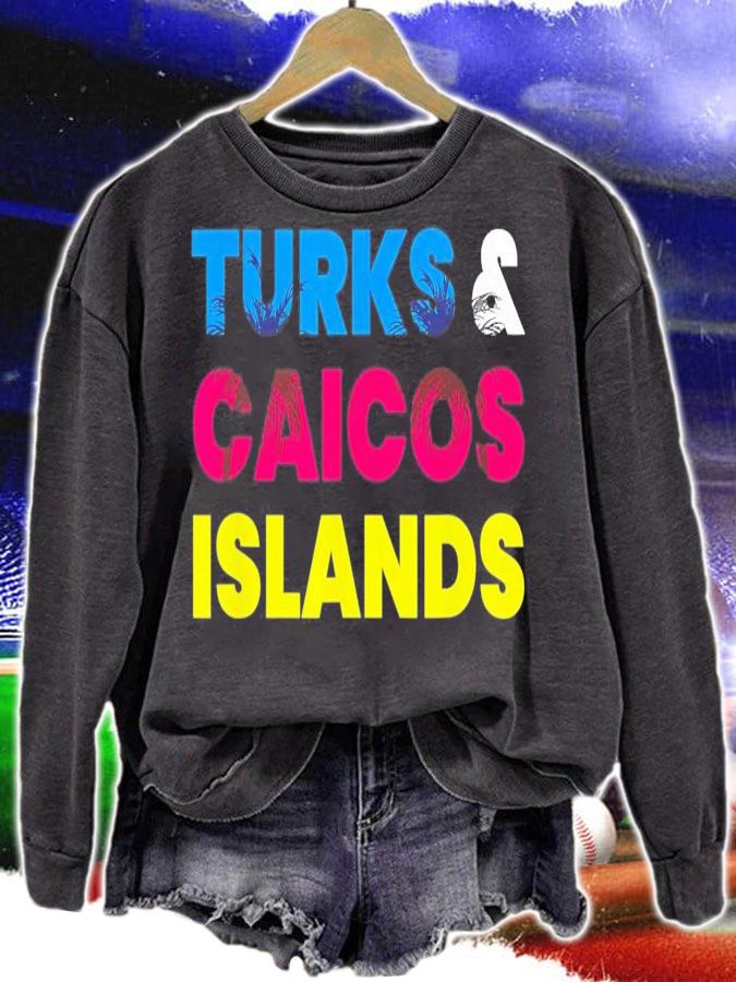 Turks And Caicos Islands Colorful Vacation T-Shirt t-shirt sweatshirt