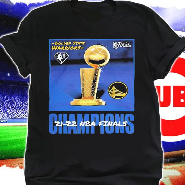 Warriors 2022 Finals Champions 75th Anniversary Jumper Trophy Shirt t-shirt shirt