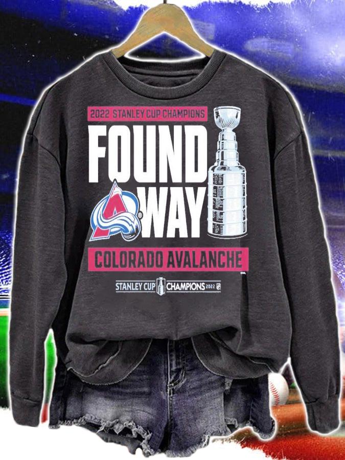 Colorado Avalanche 2022 Stanley Cup Champions Found A Way T-Shirt t-shirt sweatshirt