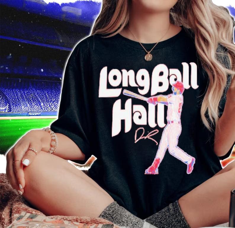 Darick Hall Long Ball Hall Baseball Shirt t-shirt