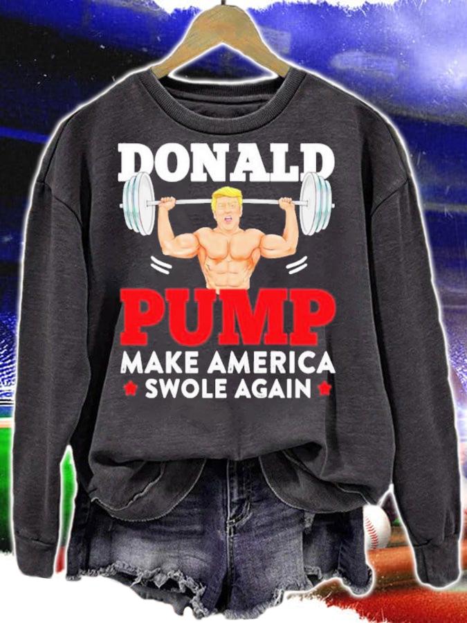 Donald Pump Make America Swole Again Shirt t-shirt
