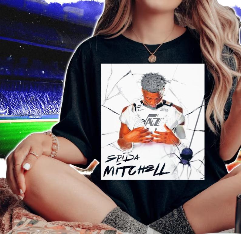 Donovan Mitchell NBA Basketball Utah Jazz Shirt t-shirt woman shirt