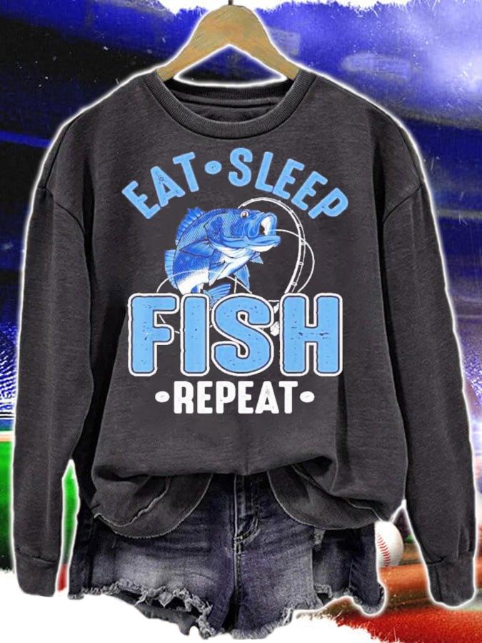 Eat Sleep Fish Repeat Shirt t-shirt sweatshirt