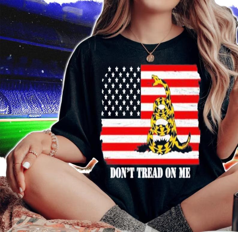 Flag American Don't Tread On Me Reddit Lies Nazi Shirt t-shirt