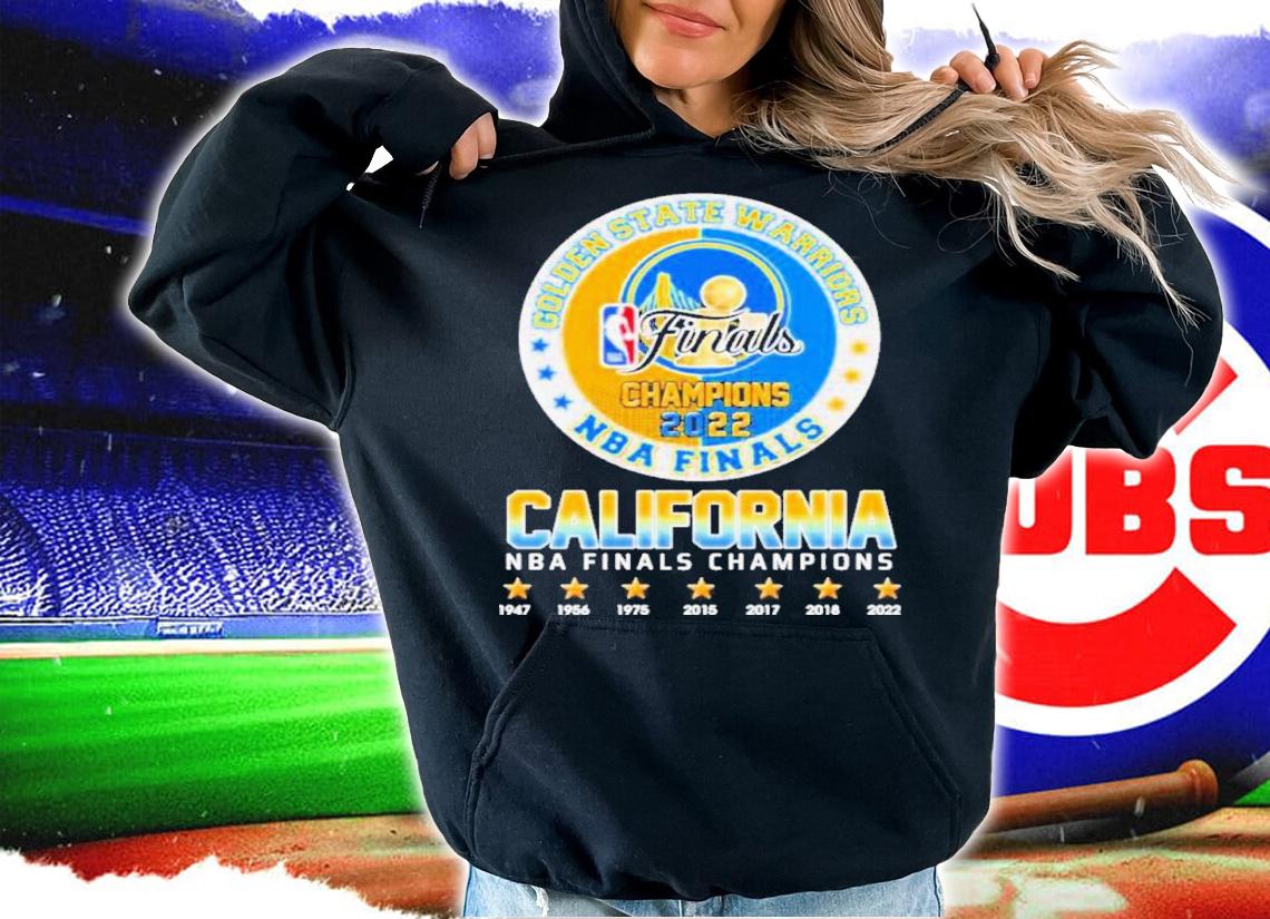 Golden State Warriors California NBA Finals Champions 2022 Shirt t-shirt
